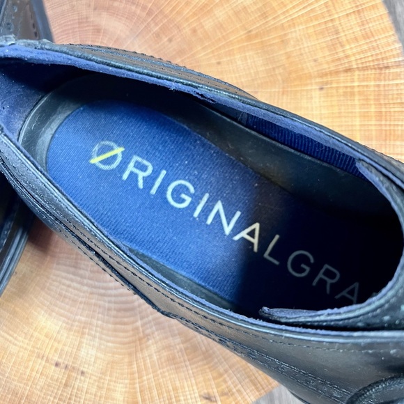 Cole Haan Black Leather Wingtip Oxfords main image 12